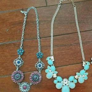 Lot of 2 statement necklaces!